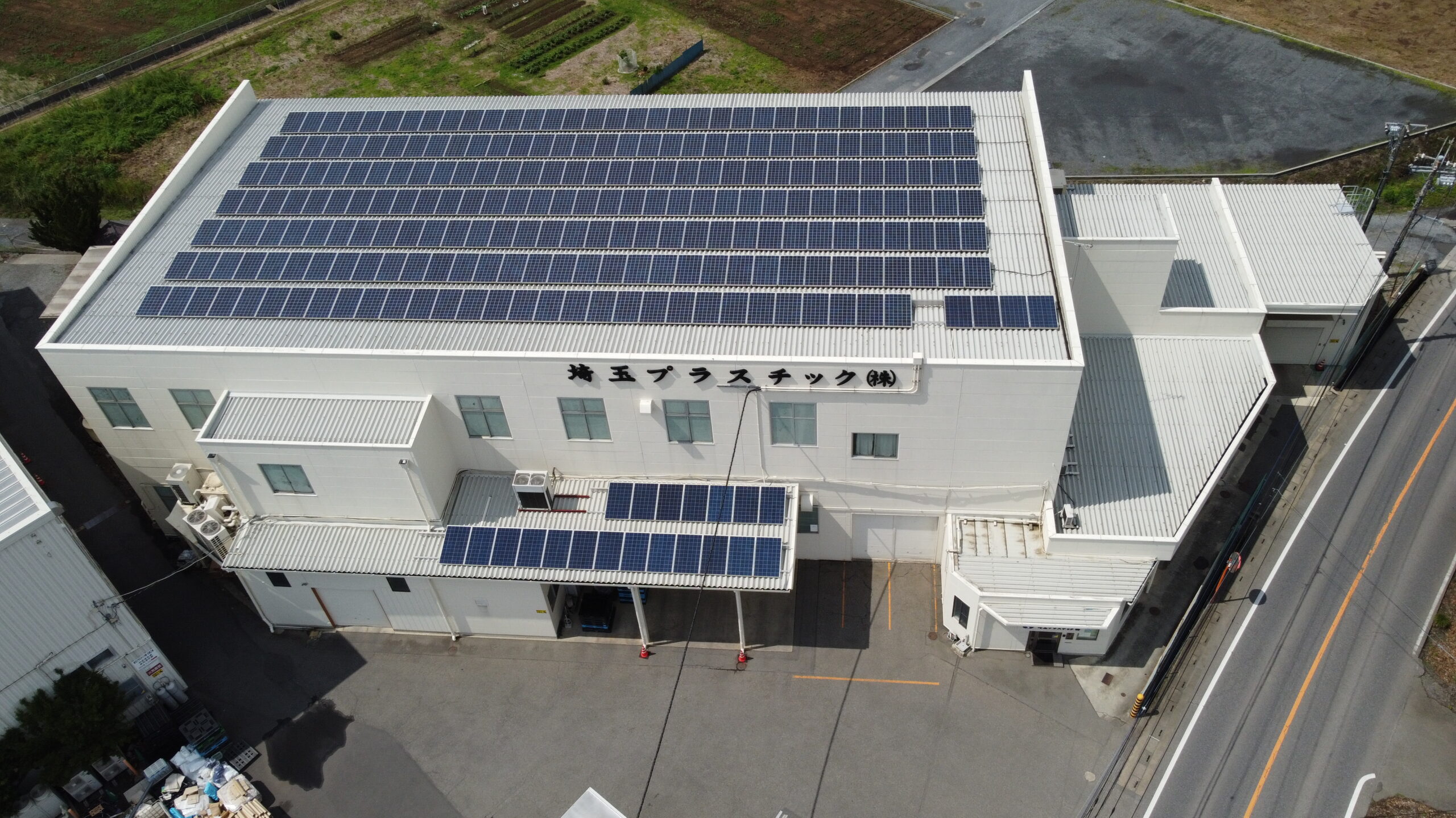 深谷第一工場 空撮